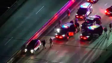 Suspected DUI driver surrenders to police on 60 Freeway following chase