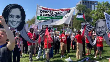 At the DNC Palestinian Protests, All Agree: Literally Anybody Else for President ’24 | National Review